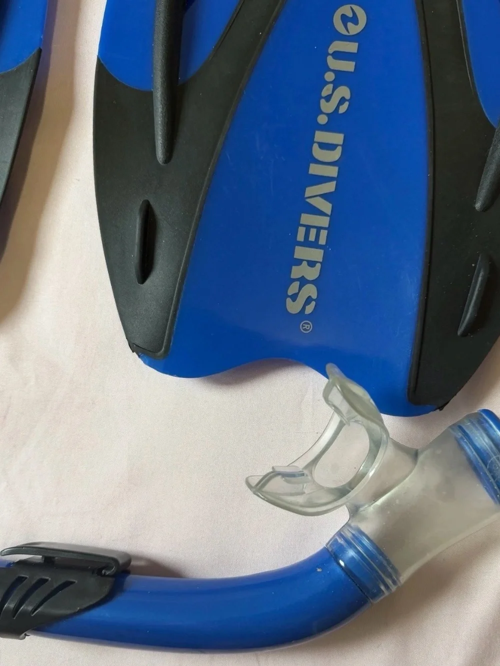 Set (2) U.S. Divers 256985 Cozumel Seabreeze Adult Snorkeling Combo Set - Blue